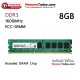 Transcend 8GB DDR3L 1600 ECC Unbuffered DIMM Memory (RAM) for Workstation and Server (TS1GLK72W6H)