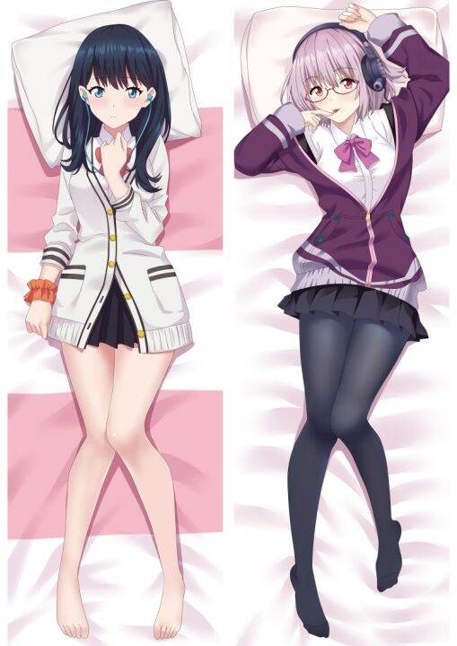 ปลอกหมอนลายอนิเมะเด็กผู้ชายเด็กผู้หญิง-ปลอกหมอนตัวกอด-dakimakura-ss-gridtakman-arada-rikka-ตกแต่งห้องบ้าน