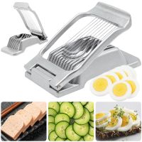 Mini Manual Egg Slicer Cutter Hard Boiled Egg Slicer Cutter Multipurpose Aluminium Alloy Egg Cutter Egg Slicer Kitchen Supplies