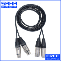 ส่งฟรี สายสัญญาณ XLR (ผู้-เมีย) (2M-2F) ยาว 20 เมตร (ส่งฟรีไม่มีขั้นต่ำ!) sahasound - สหซาวด์