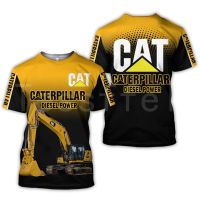 2023 NEW   Excavator Equipment Worker Machine 3D Printed t shirt women for men Summer Harajuku T-shirts Short Sleeves Fashion Streetwear  (Contact online for free design of more styles: patterns, names, logos, etc.)