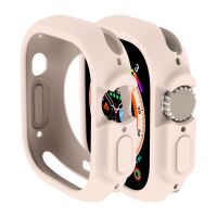 SmartPhonemall For Apple Watch Ultra 49mm Candy TPU Protective Case(Light Pink)