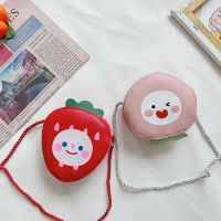 2022 New Cartoon Fruit Children Mini Bags Lovely Fashion Little Girl Boy Shoulder Messenger Wallet