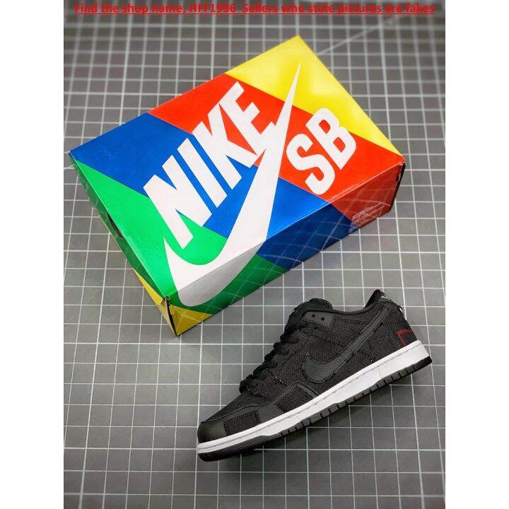 (HY)(HFF1996) Verdy x Nike SB Dunk Low Pro QS Wasted Youth Black Red Basketball shoes Lazada PH