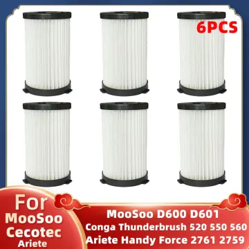 For Cecotec Conga Thunderbrush 520 550 560 Ariete Handy Force 2761 2759 RBT  Hepa Filter Vacuum Cleaner Spare Parts Accessories