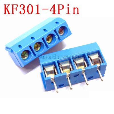 10PCS KF301 4P 5.08mm 4 Pin Connect Terminal Screw Terminal Connector Blue