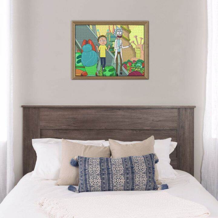 rick-and-morty-rick-sanchez-morty-smith-and-zeep-xanflorp-wooden-jigsaw-puzzle-500-pieces-educational-toy-painting-art-decor-decompression-toys-500pcs