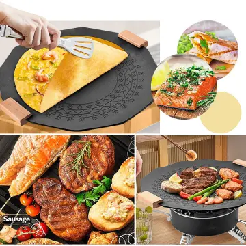Skitchn Nonstick Grill Pan Induction Stove Top Grill Plate Grill Top For  Stove G