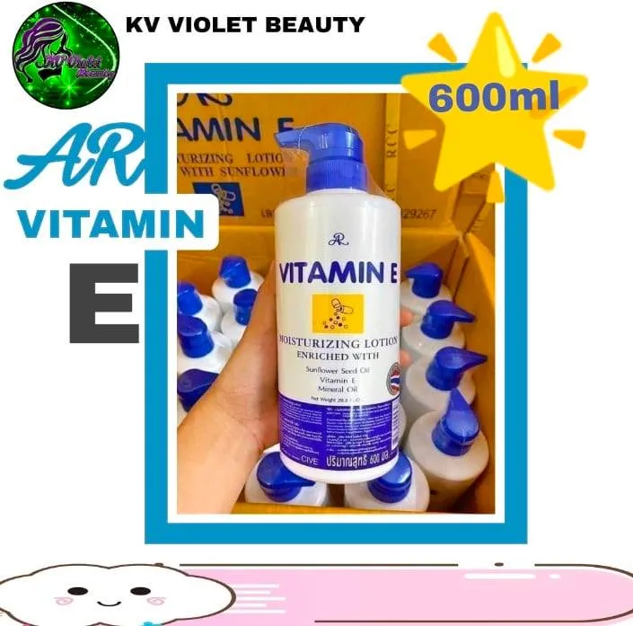 AR VITAMIN E MOISTURIZING LOTION ENRICHED WITH SUNFLOWER SEED OIL 600ML