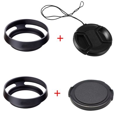 【CW】ↂ  Metal Vented Hood   lens Cap 40.5mm 43mm 46mm 49mm 52mm 55mm 58mm 62mm 67mm 72mm