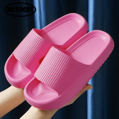 【CC】▫❀✠  New Color Flip Flops Thick Platform Slippers Soft Sole Non-Slip Sandals Slides
