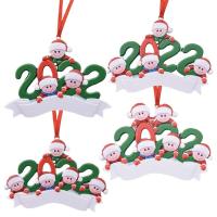 Family Ornament 2022 Resin Christmas Family Haning Ornaments Family Name Resin Holiday Decorations pleasant