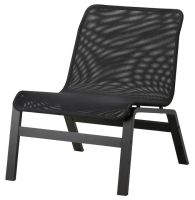 NOLMYRA Easy chair, black/black (นูลมีร่า เก้าอี้พักผ่อน, ดำ/ดำ)