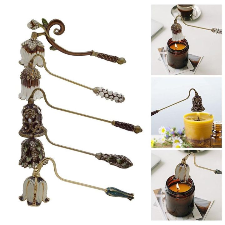 Feng Qi shop Elegant Candle Snuffer Candle Fire Extinguisher Long ...