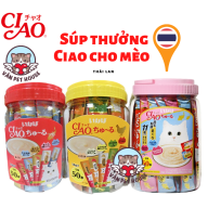 Súp thưởng Ciao Churu hàng Thái cho mèo hũ 50 thanh mix vị thơm ngon bổ thumbnail