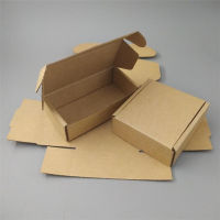 8*8*2cm small brown shipping box mini mailing boxes Kraft Carton Boxes
