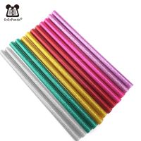 GOGOPANDA 5PCS 11mm X200mm Hot Melt กาวแท่งสำหรับ DIY หัตถกรรมเคสโทรศัพท์ของเล่นโลหะผสม Art รุ่นอัลบั้มซ่อมกาว Stick-qeangshe