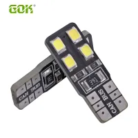 (Premium car)10ชิ้น/ล็อต Canbus T10 8smd 2835ไฟ LED รถยนต์ Canbus W5W T10 Led Canbus 194 2835ข้อผิดพลาด SMD ฟรีหลอดไฟสีขาว