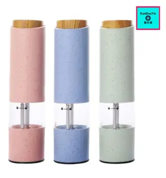 Auto Salt and Pepper Grinder Set Pepper Mills Pink Salt and Pepper Shakers  Set Glass Bottle - China Unicorn Pepper Mill Magnum and Ceramic Grinder  price