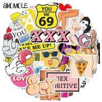 10/48/96PCS Cartoon Seduction Tease Vulgar Sexy Stickers Pretty Girls DIY Car Guitar Motor Luggage Suitcase Decals Sticker F5 Stickers