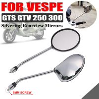 2Pcs 8Mm For Vespa GTS300 GTV300 GTS GTV 300 250 2018 Motorcycle Refitting Mirrors Rearview Rear View Mirror Sprint Accessories