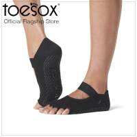 ToeSox โทซอคส์ ถุงเท้ากันลื่นแยกนิ้วแถบคาด รุ่น Mia เปิดนิ้วเท้า