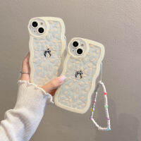 เคสป้องกันการตกสำหรับรุ่น NLWVXLeopard ลายดอกไม้ที่เหมาะกับเลนส์ขอบคลื่น11เคสโทรศัพท์ iPhone 13/14 ProXR