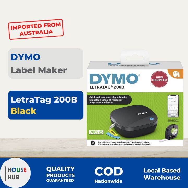 DYMO LetraTag LT100T TableTop Label Maker, Silver Lazada PH