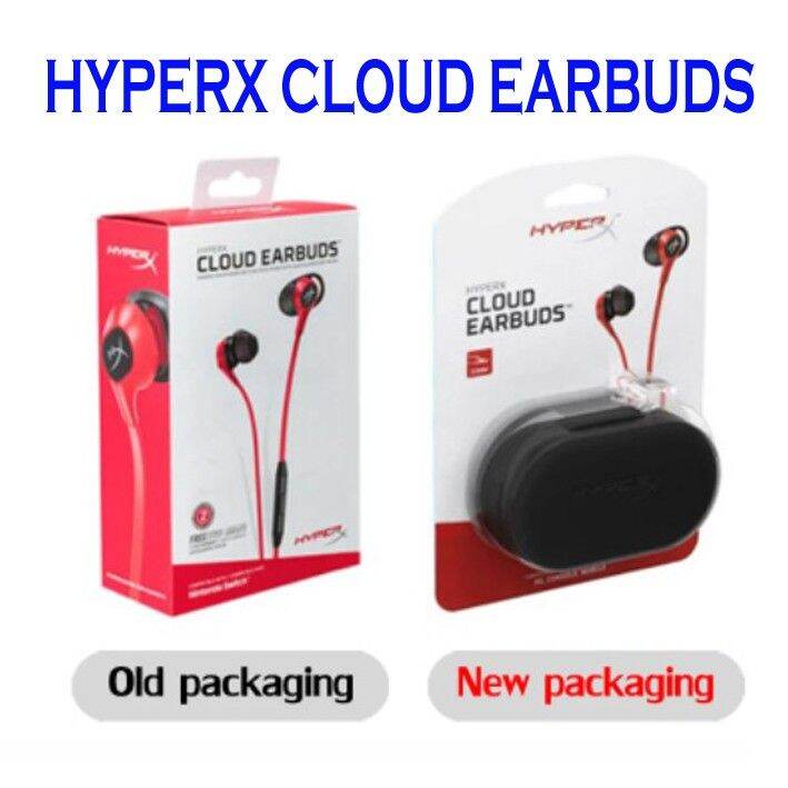 Hyperx Cloud Earbuds Wired Gaming Earphone Headset Red Hx Hsceb Rd