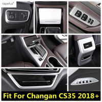 อุปกรณ์เสริมสำหรับ Changan CS35 2018 -2020ที่เท้าแขนกล่องด้านหลังอากาศ AC Vent เกียร์แผง H Ead Light โคมไฟหน้าต่างลิฟท์ปกตัดภายใน