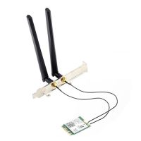 WiFi 6E Desktop Kit for Intel AX210 Bluetooth 5.2 Wifi Card 802.11Ax 2.4Ghz/5Ghz AX210NGW Wi-Fi 6 Adapter with Antenna