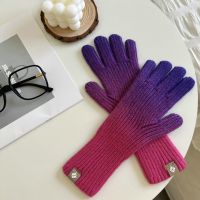 Winter Wrist Gloves Unisex Women Men Touch Screen Warm Mittens Solid Color Cotton Warmer Smartphones Driving Glove Luvas Female