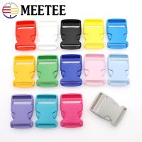 【CW】 5Pcs Meetee 32/38mm Plastic Release Clip Safety Collar Outdoor Luggage Webbing Accessories