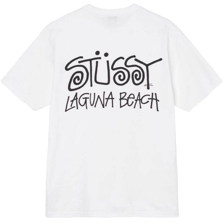 lemon-เสื้อยืดแขนสั้น-ผ้าฝ้ายแท้-พิมพ์ลายตัวอักษร-laguna-beach-laguna-beach-สําหรับผู้ชาย-และผู้หญิง