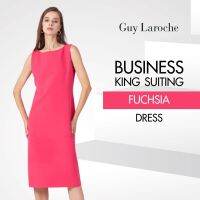 เดรสแขนกุดเข้ารูป สีชมพู Guy Laroche King Dress Fuchsia (GAGDPI)