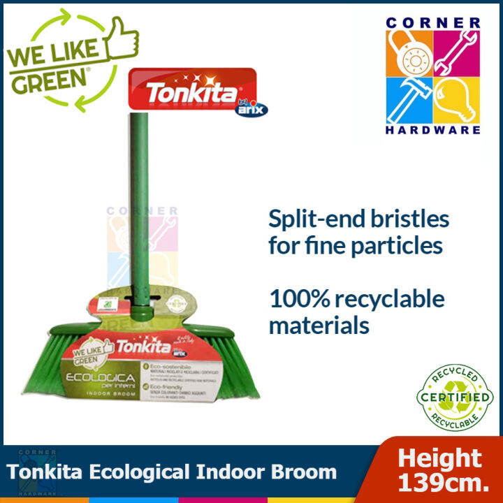 TONKITA WLG Ecologica Indoor Broom with Handle | Lazada PH