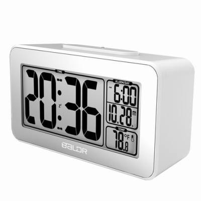 【Worth-Buy】 Baldr นาฬิกานาฬิกาปลุกดิจิตอลไฟสำหรับเด็กจอแสดงผลจอ Lcd ขนาดใหญ่ไฟกลางคืนชนิดมีตัวรับรู้นาฬิกานักเรียนนาฬิกาตั้งโต๊ะสำนักงาน
