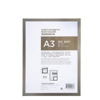 A3 A4 A5 Silver Gold Wall Mount Self- Adhesive Magnetic Pvc Paper Photo Picture Poster Display Frame Menu Sign Holder