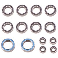 14PCS Rubber Sealed Ball Bearing Kit for Tamiya T3-01 T301 1/8 RC Dancing Rider Upgrades Parts Accessories