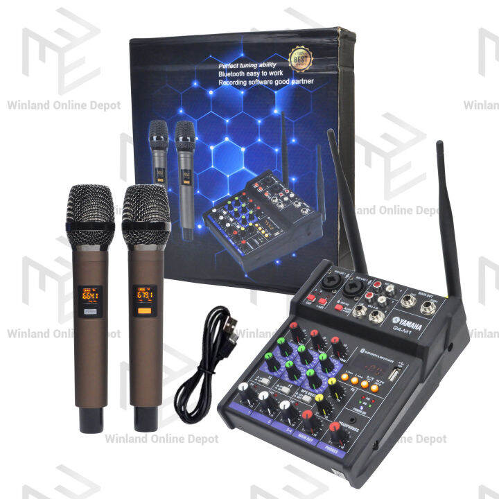 YAMAHA by Winland 4Channel G4 Mini Mixer with Bluetooth Wireless dual