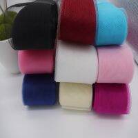 [HOT!] 6CM Soft Hair Horse Mesh Braid Polyester fabric Flat Plain Crin Ribbon For craftsWomen diy hat sewing accessories