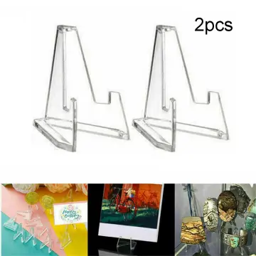 Acrylic Triangle Display Holder - Clear Plastic Basketball Display