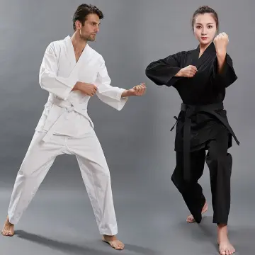 Martial Arts Karate Taekwondo Sporty Band Belt Black 2.8M