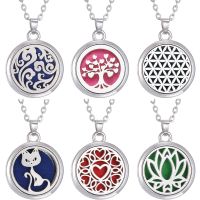 Hot Sale Aromatherapy Jewelry Diffuser Necklace of Perfume Locket Pendant Necklaces