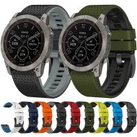 ✜♧❍ Paski 26mm 22mm do Garmin Fenix 7 Pro 6 6X Pro 5 5X Plus prekursor 965 955 945 935 silikonowa opaska na rękę bransoletka