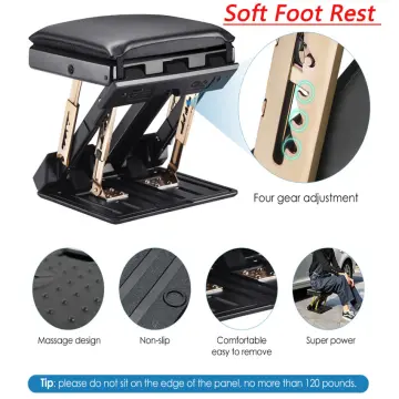 Adjustable Footrest with Removable Soft Foot Rest Pad Max-Load