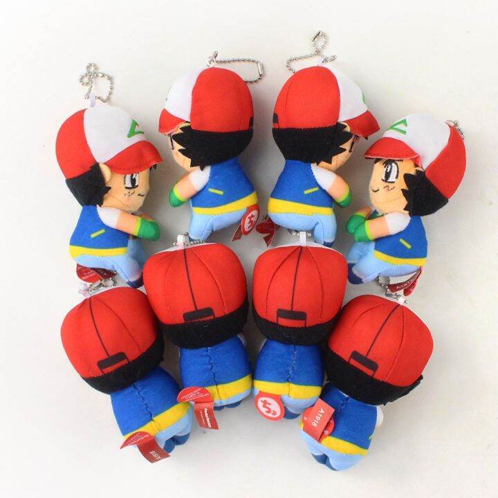 cw-12cm-1pcs-pokemon-anime-ash-ketchum-training-plush-peluche-soft-stuffed-cartoon-toys-kids-gift-keychain-brinquedos