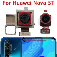 ของแท้สำหรับมุมมองด้านหน้าด้านหลัง Huawei Nova 5T สำรองข้อมูลกล้องโมดูลของกล้องขนาดเล็กหันหน้าไปทางด้านหน้าหลักชิ้นงอสำหรับเปลี่ยนชิ้นส่วนอะไหล่