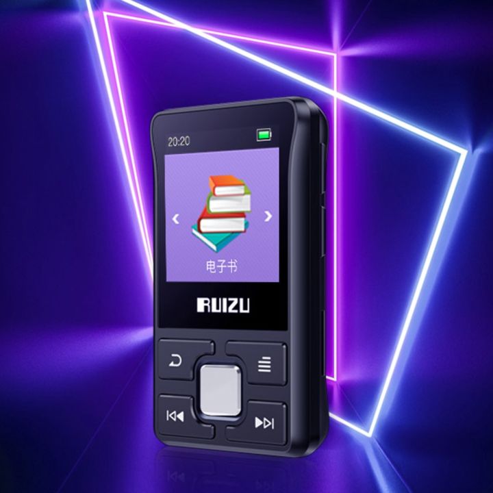 ruizu-x55-bt-mp3-เครื่องเล่นเพลงวิดีโอ-แบบพกพา-เครื่องเล่นเพลง-ขนาดเล็ก-หน้าจอ-1-5-นิ้ว-พร้อมลําโพง