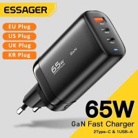 (SHANG LONG)Essager QC3.0 Samsung ชาร์จเร็ว65W GaN USB Type C ที่ชาร์จไฟสำหรับแล็ปท็อป PPS,45W 25W PD3.0 IPhone14ที่ชาร์จโทรศัพท์13 Pro